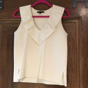 White ANN TAYLOR white top. Size M.